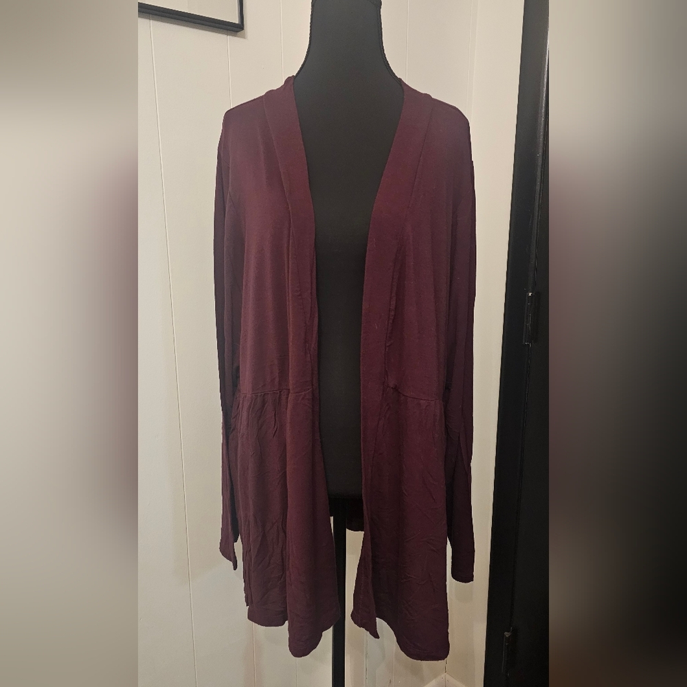 Torrid Deep Burgundy Women's Cardigan 4X